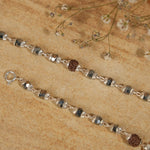 Rudraksha Multicolor Silver Beads Nazariya for Kids