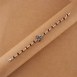 Authentic Rudraksha Silver Trinetra Mahakaal Bracelet