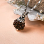Adiyogi Pendant (10 Mukhi Nepali Rudraksha) With Chain