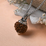Adiyogi Pendant (11 Mukhi Nepali Rudraksha) With Chain