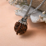Adiyogi Pendant (Ganesh Mukhi Nepali Rudraksha) With Chain