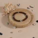 Authentic Rudraksha with Jay Shree Ram Silver Beads Bracelet