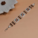 Jay Thakar Brooch Silver Rudraksha Bracelet