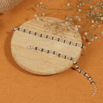 Authentic Black Beads Embedded in Silver Nazariya for Kids