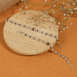 Authentic Rudraksha Multicolor Silver Beads Nazariya for Kids