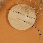 Authentic Black and Silver Alternate Beads Nazariya for Kids
