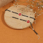 Authentic Black Beads Ram Silver Nazariya for Kids