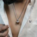Orignal Adiyogi Pendant (9 Mukhi Nepali Rudraksha) With Chain