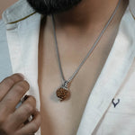 Real Adiyogi Pendant (11 Mukhi Nepali Rudraksha) With Chain