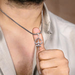 Silver Trishul Pendant