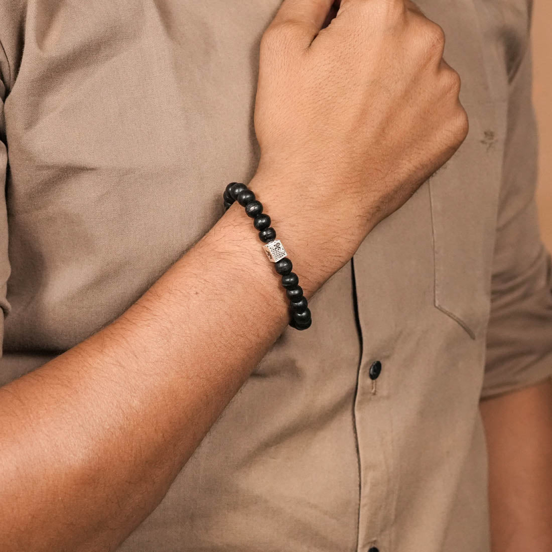 Orignal Ebony Karungali Beads Bracelet