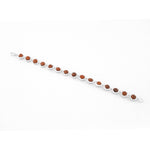 Orignal Rudraksha Silver Bracelet (Hexagon)