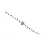 Original Rudraksha Ganesh Silver Bracelet