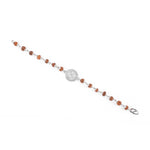 Orignal Rudraksha Silver Bracelet With Om 
