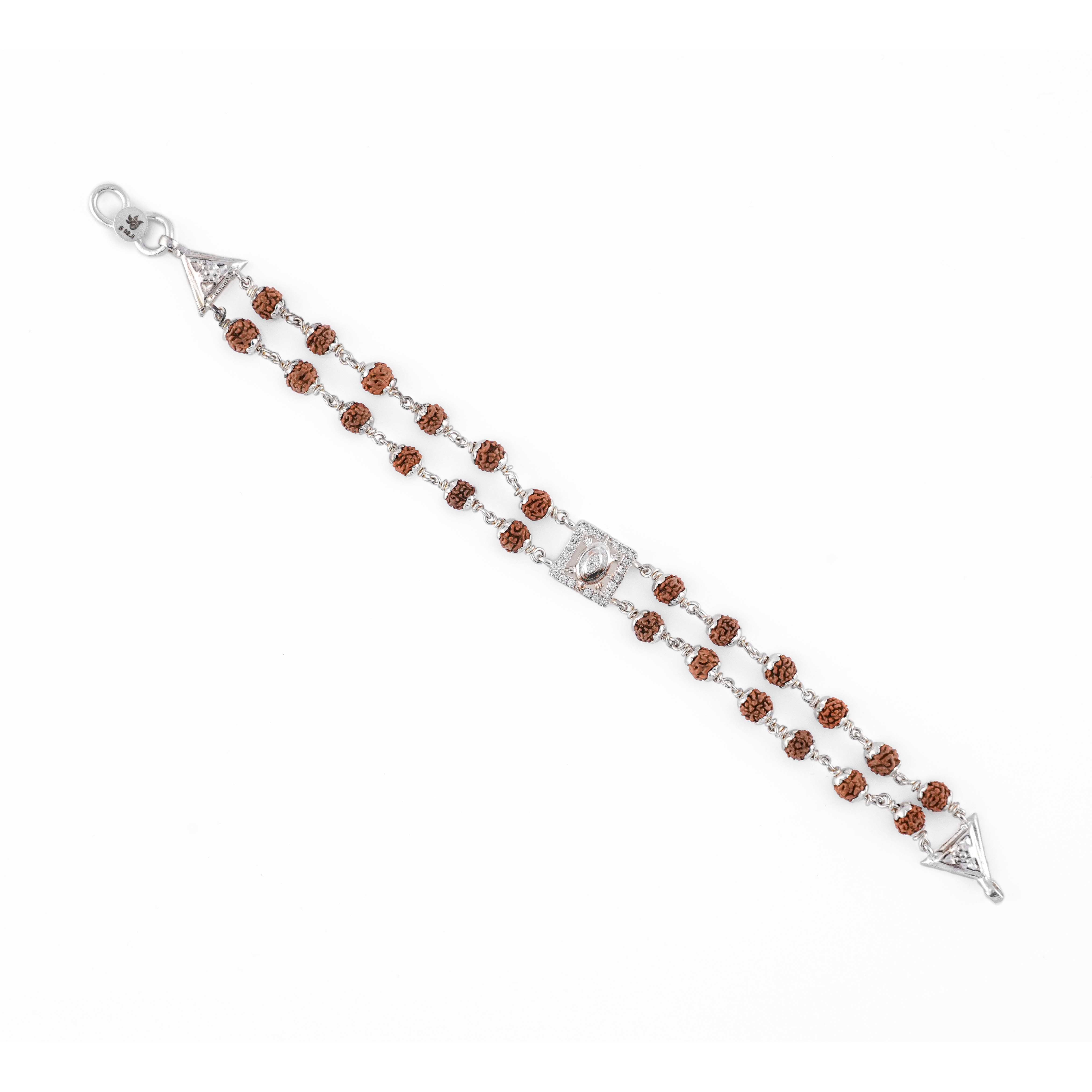 Premium Tortoise Double Row Rudraksha Bracelet