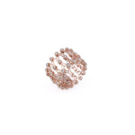 Rose Gold Plated Silver Ring Cum Bracelet for Women