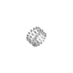 Silver Ring Cum Bracelet with Stone for Women