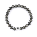 Pyrite Stone Beads Bracelet