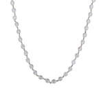 Sphatik Bead Silver Mala