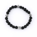 Original Black Rudraksha Om Bracelet