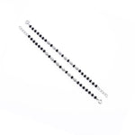 Real Black and Silver Beads Pattern Nazariya for Kids
