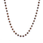 Rudraksha Silver Mala (Hexagon Ring)