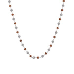 Rudraksha Silver Mala (Round Beads)