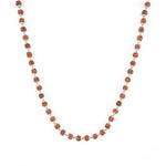 Natural Rudraksha Silver Mala – 8–9 MM