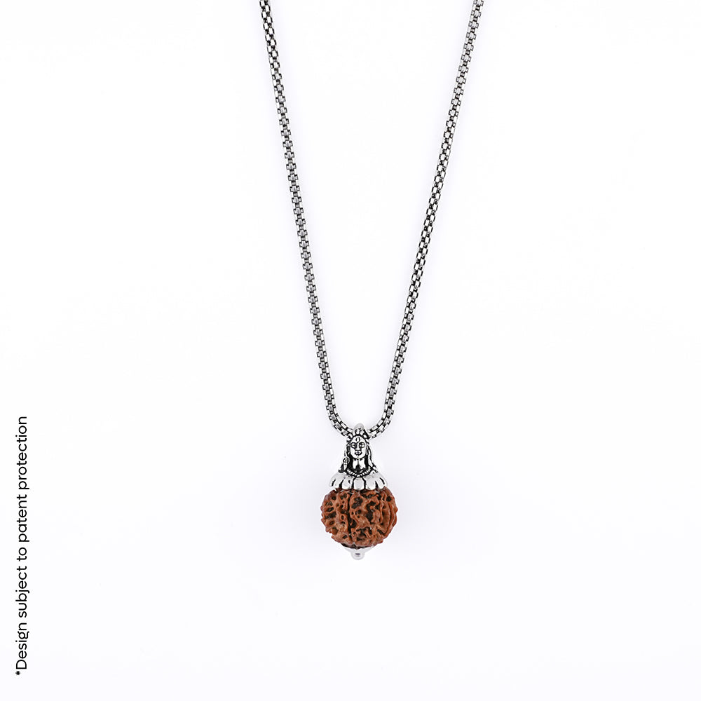 Adiyogi Pendant (11 Mukhi Nepali Rudraksha)
