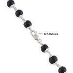 Karungali Beads Silver Mala