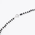 Solitaire Square Shape Mangalsutra in Silver 92.5