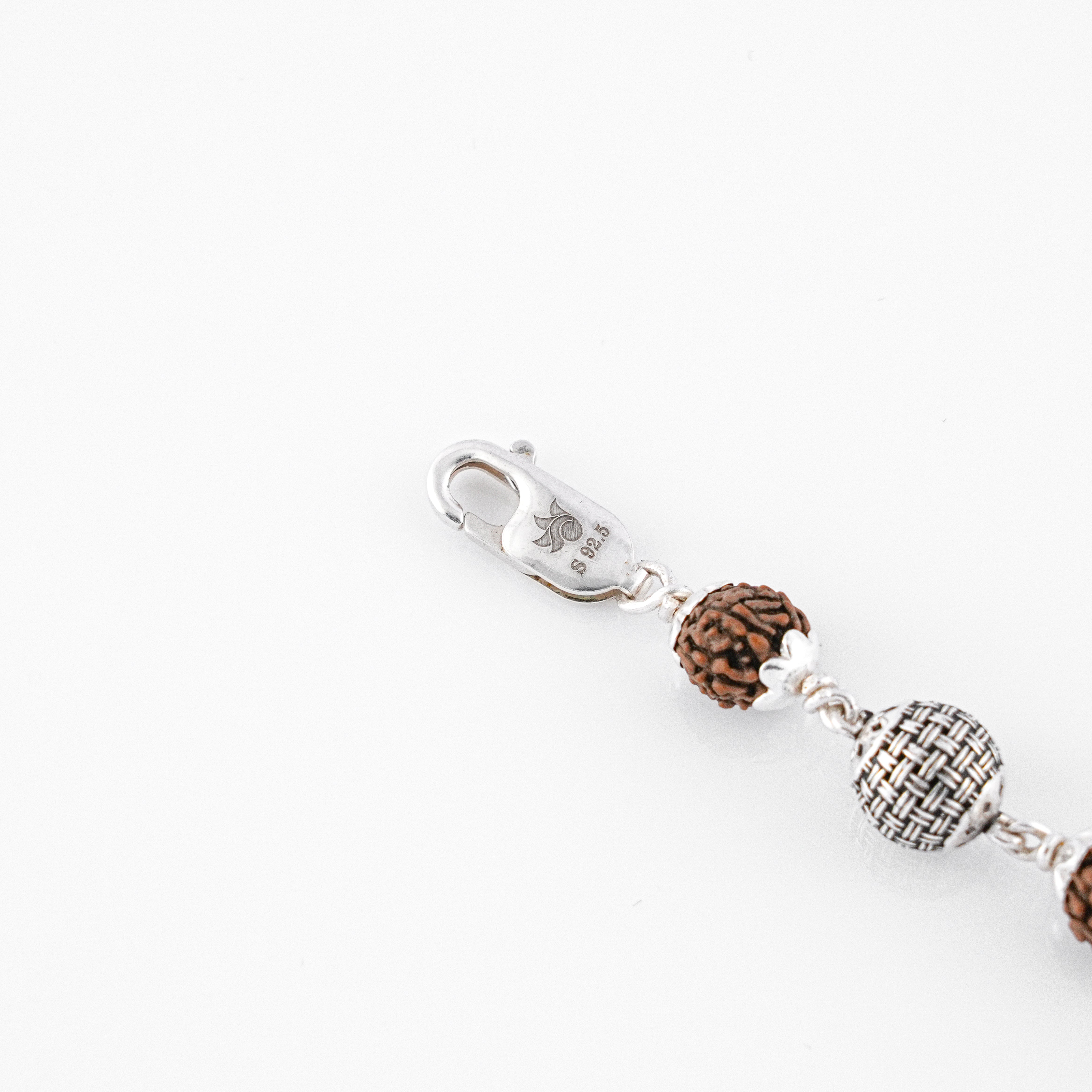 Pure Rudraksha Silver Rakhi