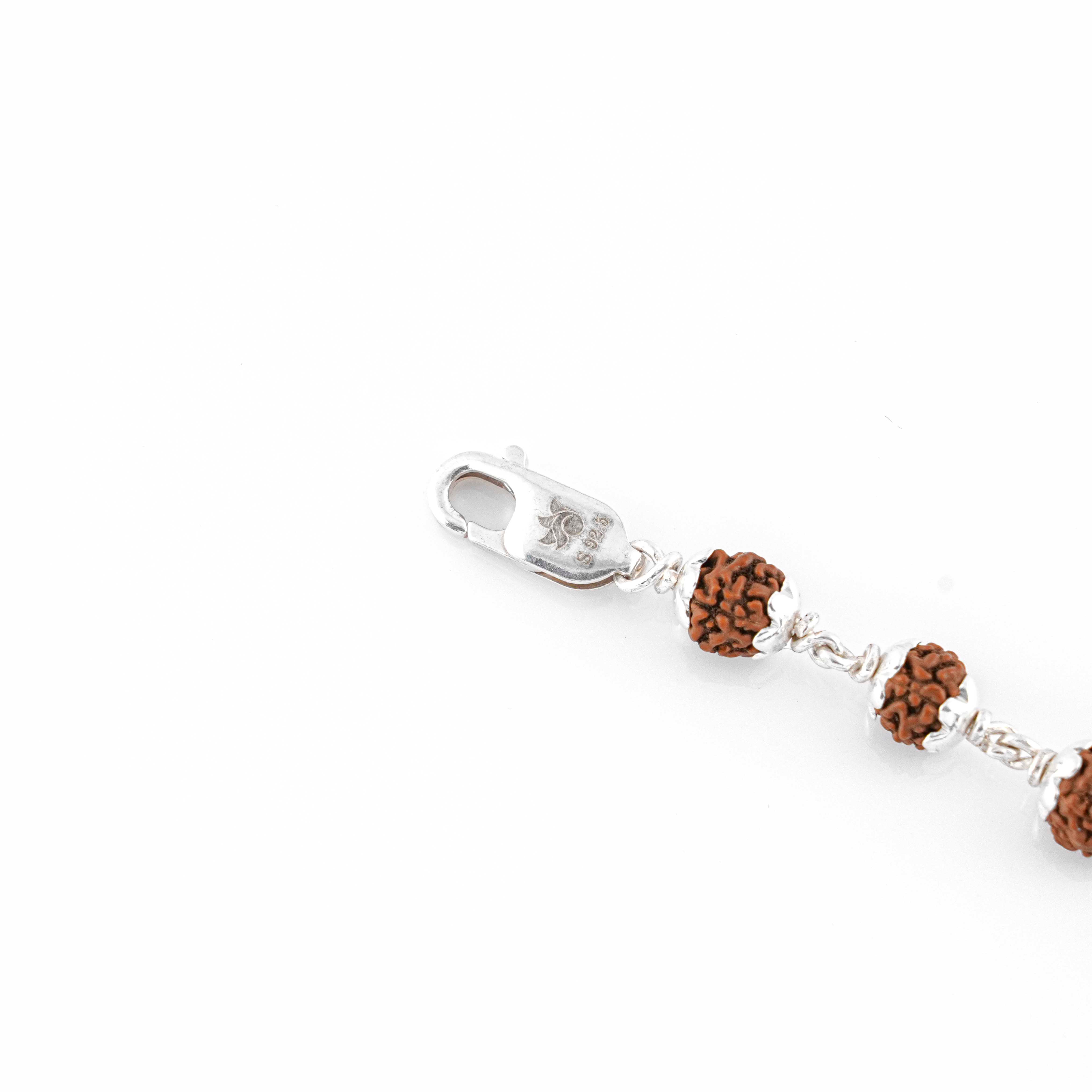 Premium 92.5 Silver Mahakal Bracelet