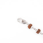 Original Rudraksha Ganesh Silver Bracelet