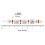 Premium Jay Thakar Brooch Rudraksha Bracelet