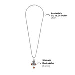 Rudraksha Trishul Om Damru Pendant