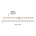 Premium 92.5 Silver Trishul Bracelet