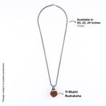 Adiyogi Pendant (11 Mukhi Nepali Rudraksha)
