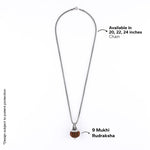 Adiyogi Pendant (9 Mukhi Nepali Rudraksha)