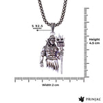 Lord Shiva Silver Pendant