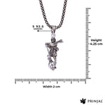 92.5 Silver Lord Hanuman Pendant