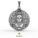 Bajrangbali Silver Pendant