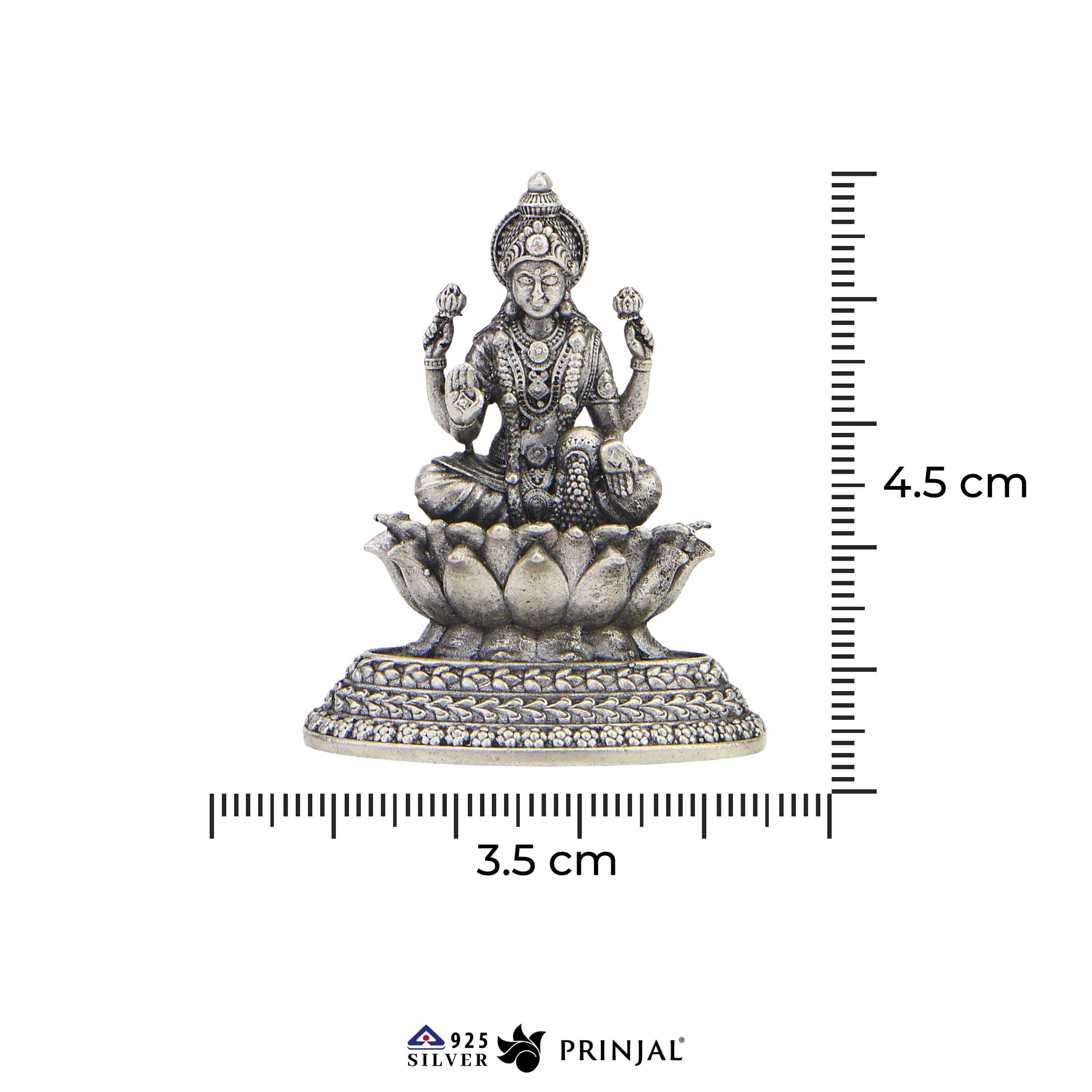 Lord Laxmi Mata Silver Murti