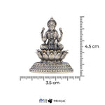 Lord Laxmi Mata Silver Murti