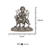 Lord Durga Mata Silver Murti