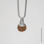Orignal Adiyogi Pendant (7 Mukhi Nepali Rudraksha) With Chain