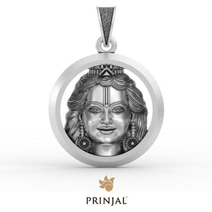 Lord Shree Ram Silver Pendant