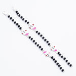 Authentic Black Beads Mickey Mouse Silver Nazariya for Kids