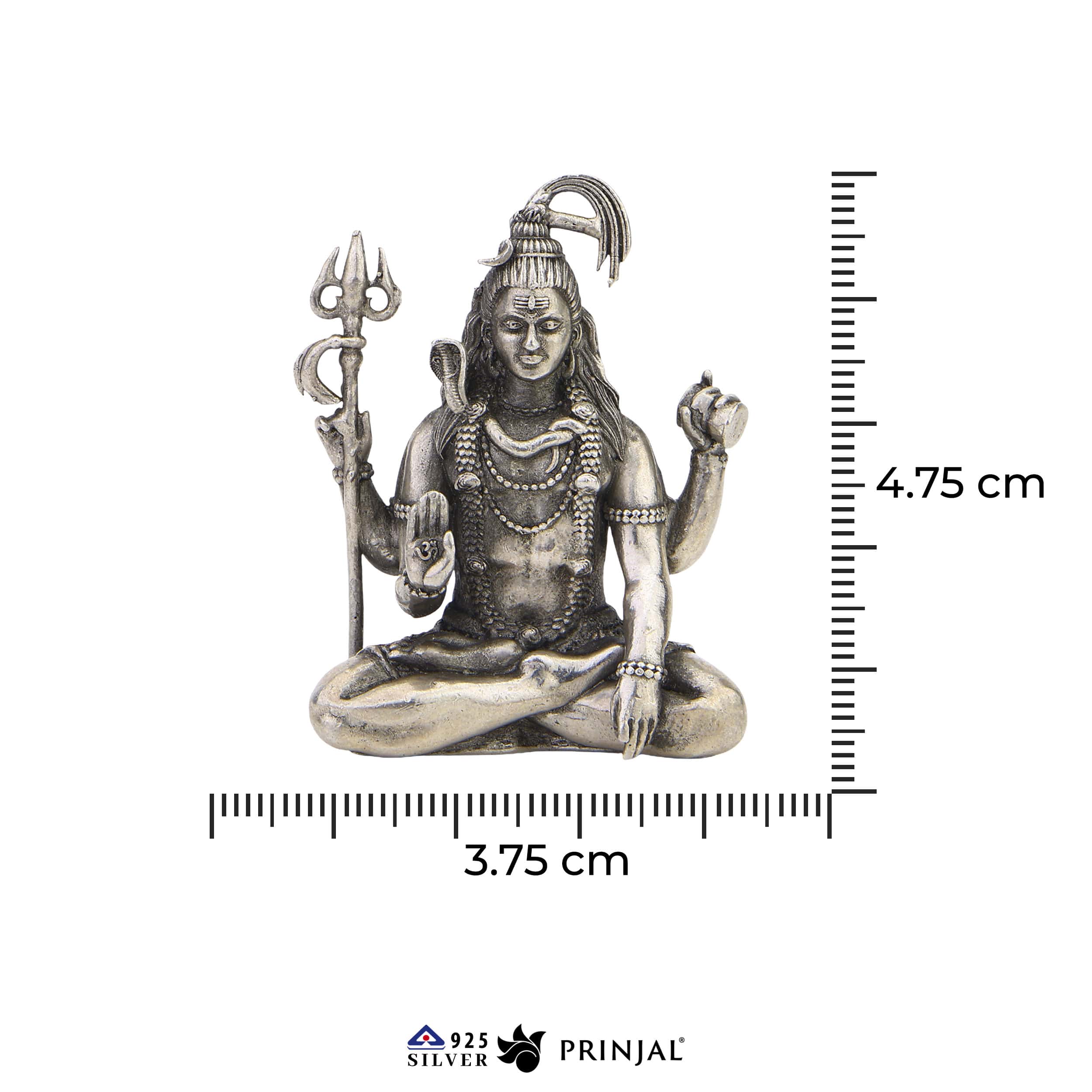 Lord Shiva Silver Statue
