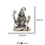 Lord Shiva Silver Statue